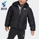 Adidas 三叶草小童休闲连帽梭织保暖运动棉服ED7735 阿迪达斯正品