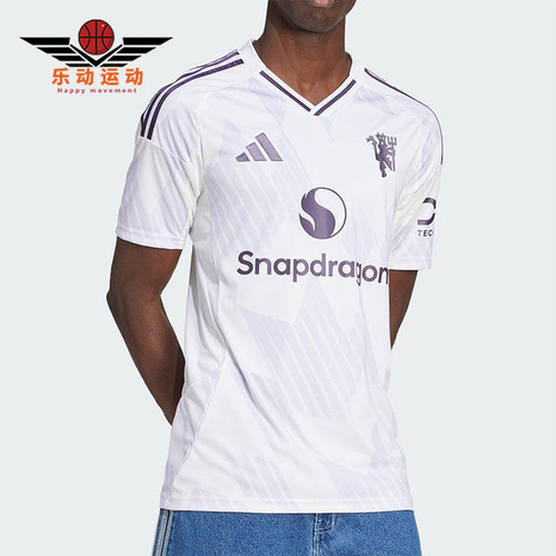 Adidas/阿迪达斯正品MUFC A JSY男士透气足球运动训练短袖JI7423