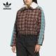 三叶草女士休闲翻领耐穿保暖短款 Adidas 阿迪达斯正品 棉服KA9732