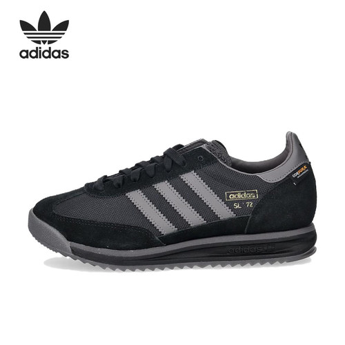 Adidas/阿迪达斯正品三叶草SL72新款男黑经典灰色休闲鞋KK3643