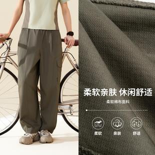 李宁正品 AKXV074 CF溯女子潮流休闲舒适亲肤耐穿宽松直筒气球裤