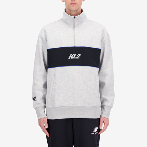 New Balance新百伦正品Kawhi's Klawset男半拉链卫衣MT23590AG