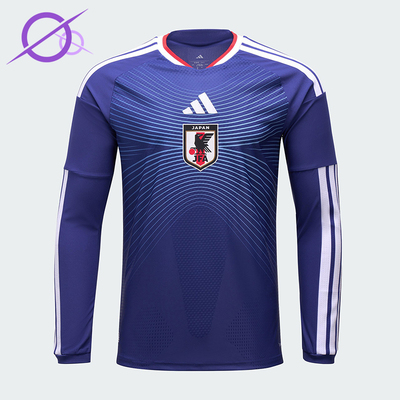 Adidas/阿迪达斯正品日本队男士时尚足球运动修身透气T恤JZ9681