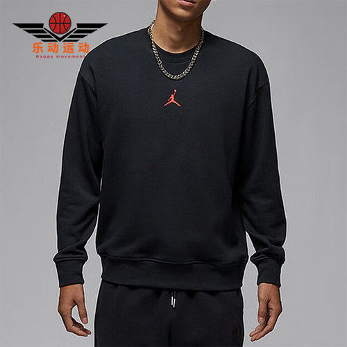 Nike/耐克正品JORDAN男士针织圆领运动训练卫衣IB5605-010