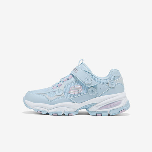Skechers斯凯奇正品女童缓震魔术贴低帮舒适休闲鞋319353L-LBLV