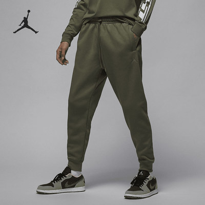 Nike/耐克正品JORDAN男士保暖运动加绒束脚长裤FV7230-222