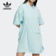 HC6583 三叶草女子翻领半拉链运动连衣裙 Adidas 阿迪达斯正品