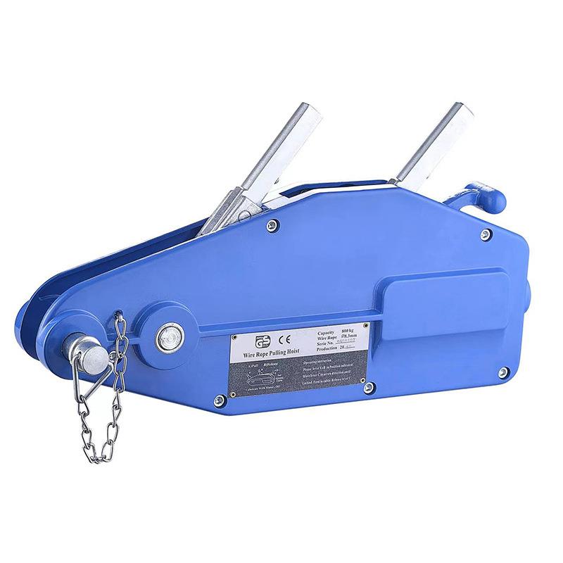 铝合金钢丝绳手扳葫芦仓库起重手板葫芦设备1.6t手摇牵引机