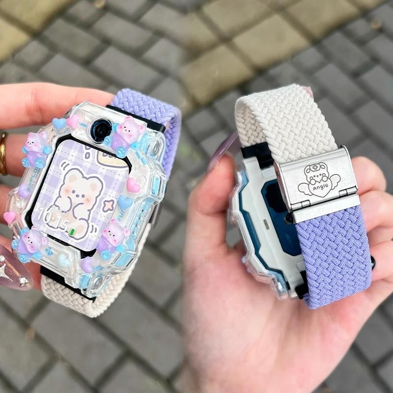 适用小天才电话手表表带加长Z10/Z8/Z7/Z6a/Z9/Z5a/D2/D3磁吸表带