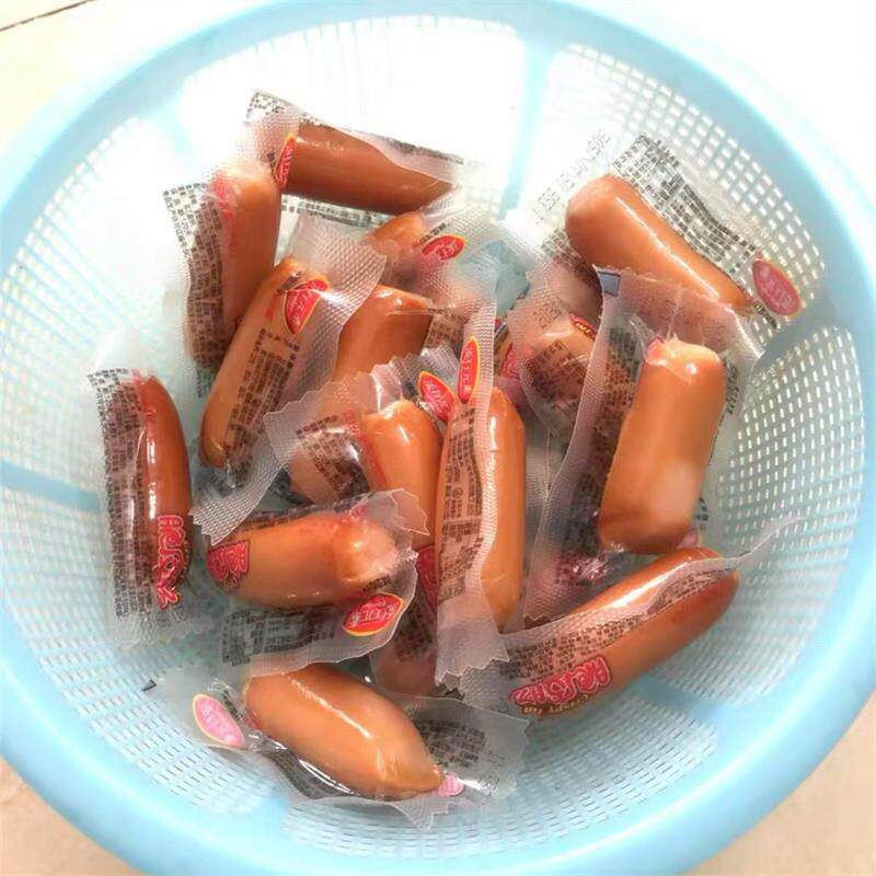 【林记】流行元素脆皮肠即食烟熏烤香R辣肠火腿肠热狗办公室休闲