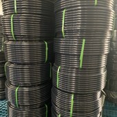 pe管自来水管4分20水管 32黑塑H料水管子1寸热熔硬管四分饮用