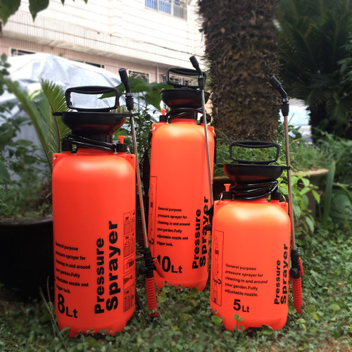 手动5L8升1i0L气压肩负式喷雾器农药防疫家用喷壶园艺浇花洒水洗