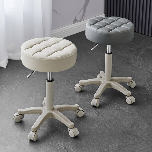 美容凳美容院专用可升p降旋转滑轮大工凳美甲凳理发店美发剪发椅