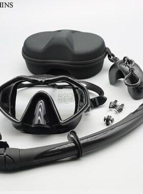 湿式潜水面镜高清防雾浮潜水肺潜面镜自由O潜水单面镜大广角视野