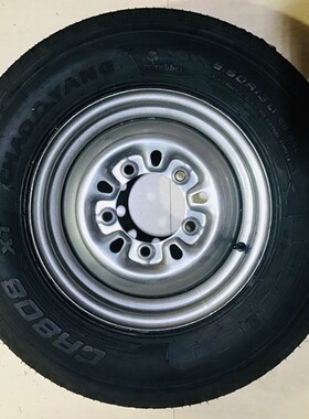 朝阳农用车轮胎5.50/6r00-13外胎总成内胎50-14外胎三轮车轮毂钢