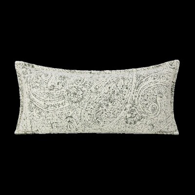 【佩斯利】法式白绿羊毛长枕高档沙发长条枕客S厅装饰靠垫样板间