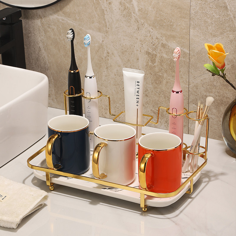 轻奢卫浴洗漱杯套k装陶瓷五件套卫生间浴室漱口杯具刷牙杯用品托,家庭/个人清洁工具,浴室用品套件,淘宝优惠券,粉丝福利购,淘宝优惠卷