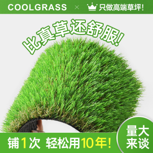COOLGRASS仿真草坪人造人工草皮假草坪秋草仿真塑料垫子地毯户外