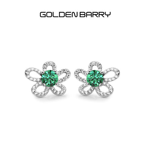 GOLDEN BARRY金和百瑞春夏新款甜美花朵耳钉耳饰女632181