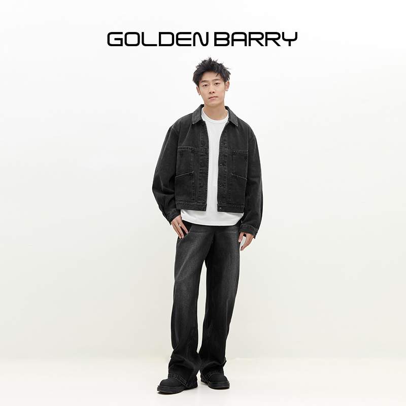 质感柔软舒耐穿棉质牛仔外套男士