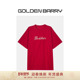 GOLDEN BARRY金和百瑞日常休闲百搭舒适字母短袖 T恤女201945