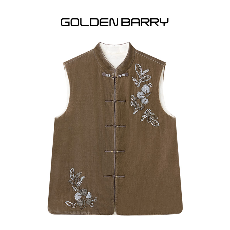 金和百瑞流行新中式马甲气质百搭