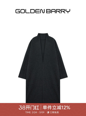 GOLDEN BARRY金和百瑞冬慵懒软糯极简100羊毛毛衣241224