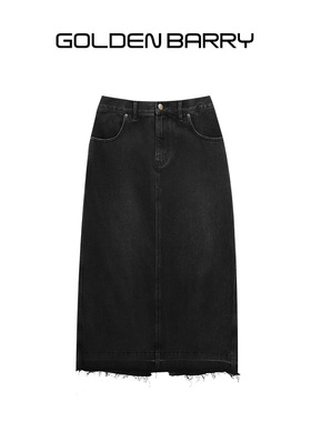 GOLDEN BARRY金和百瑞经典基础气质通勤优雅直筒半身裙315090