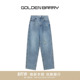 女505118 复古休闲牛仔镰刀裤 GOLDEN BARRY金和百瑞25夏美式
