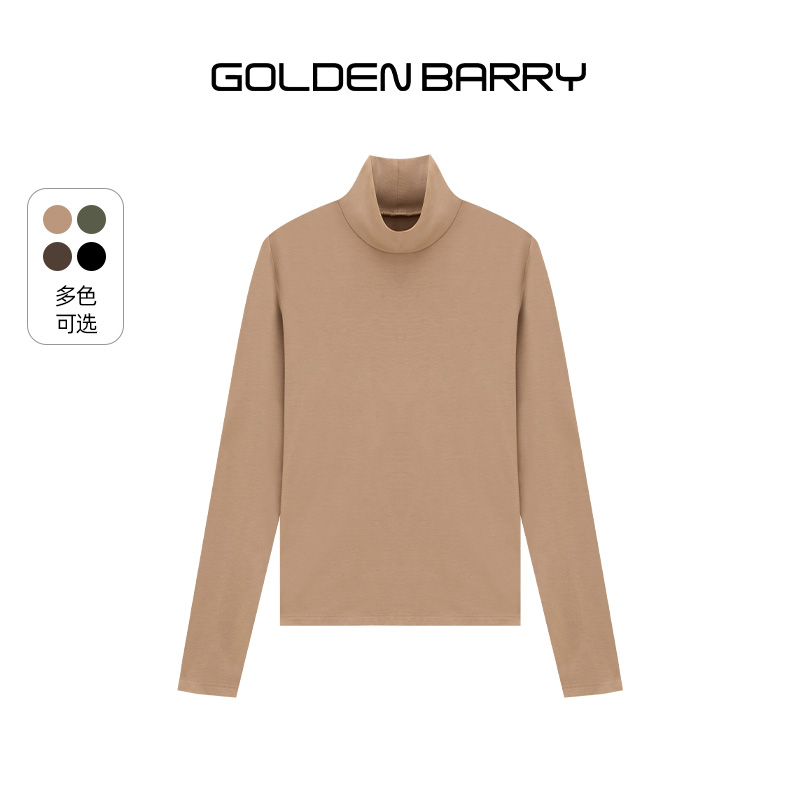 GOLDENBARRY修身高领打底衫