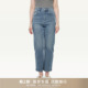 显瘦磨白水洗直筒牛仔裤 BARRY春秋新款 GOLDEN 女503179 轻松弹