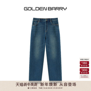 日常百搭磨毛舒适直筒牛仔裤 经典 503189 BARRY25秋冬新款 GOLDEN
