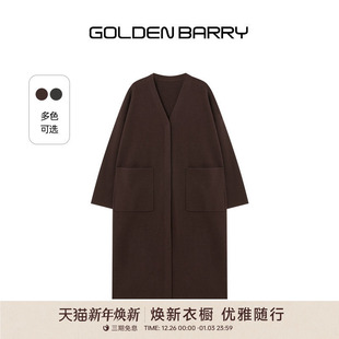 241182 100%羊毛开衫 GOLDEN BARRY金和百瑞25秋冬慵懒宽松长款