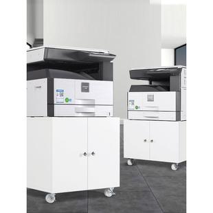 钢制打印机覆印机柜文件柜矮柜办公储物柜移动铁皮收纳落地活动柜