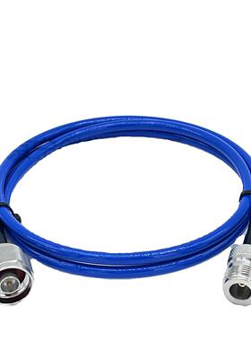 双屏蔽超柔射频链接线NJ-NK N公转N母 PUR-RG142 高频测试线缆