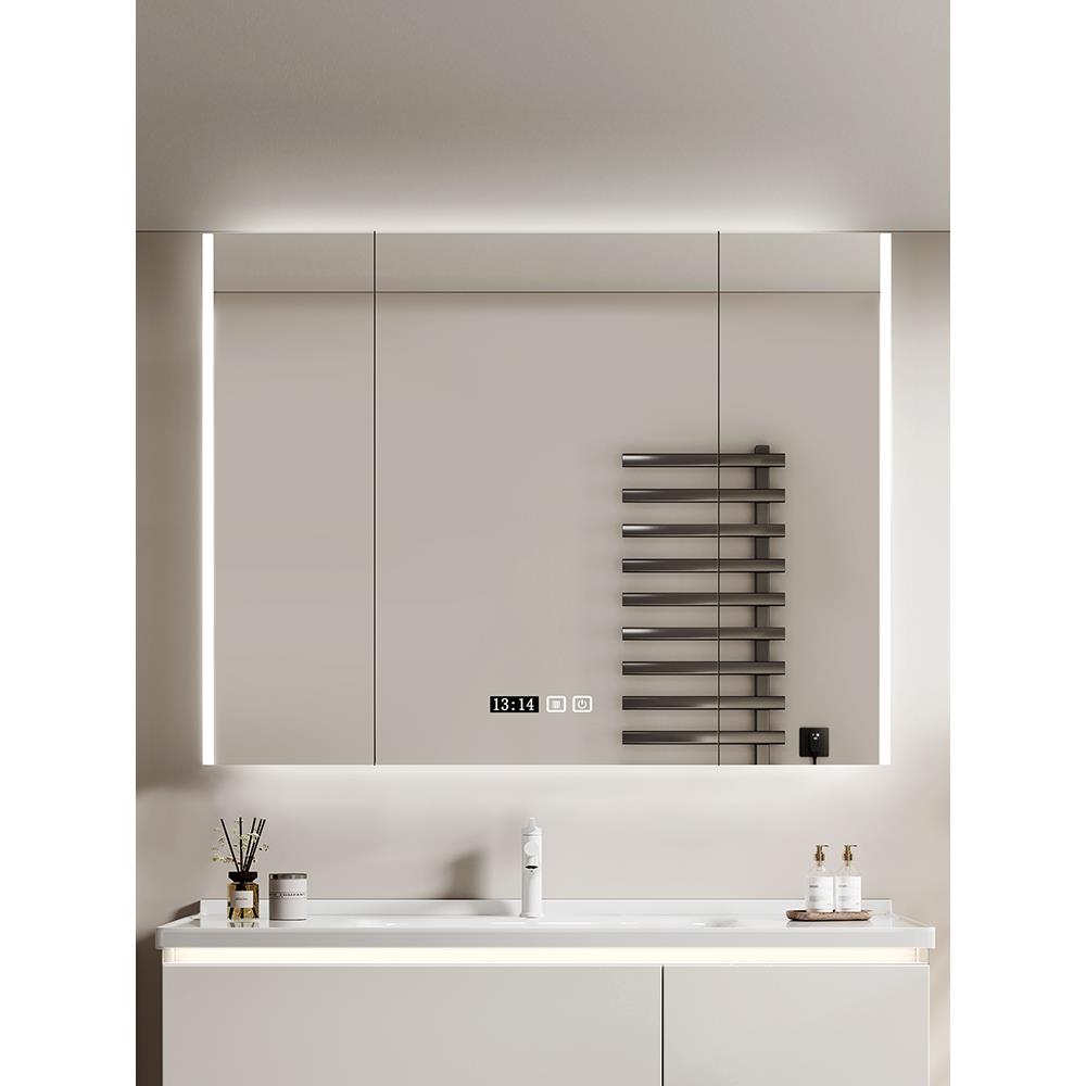 75/85/95/105/115cm到顶加高浴室镜柜单独智能带灯除雾美妆梳妆镜