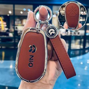 适用蔚来钥匙套et5专用es7配件et7汽车用品ec7高档装 壳扣包 饰男士