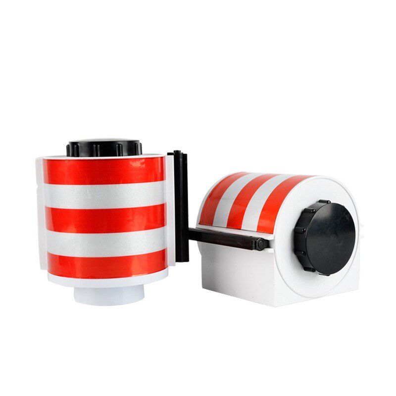 速发磁吸式警示带安全工具柜配电柜自光伸缩隔离铁反动磁带警示带