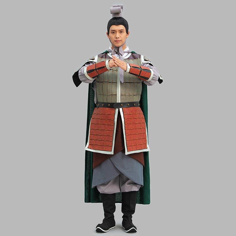 速发古装盔甲服装古代盔甲将军大帅大将戏服铠甲演出服真人可穿盔