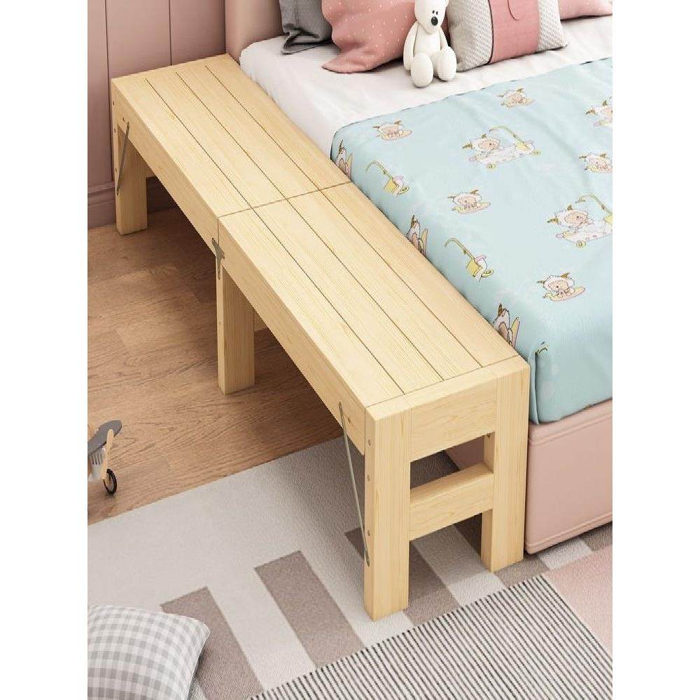 实木儿童拼接折叠床床边床加宽床带护栏延边床午休床单人床可定制,住宅家具,儿童拼接床,淘宝优惠券,粉丝福利购,淘宝优惠卷