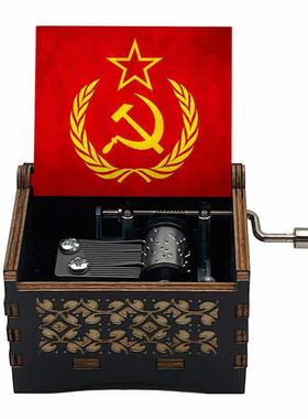 国际歌音乐盒无产阶级的战歌创意女生日礼物送同学男友可定制图案