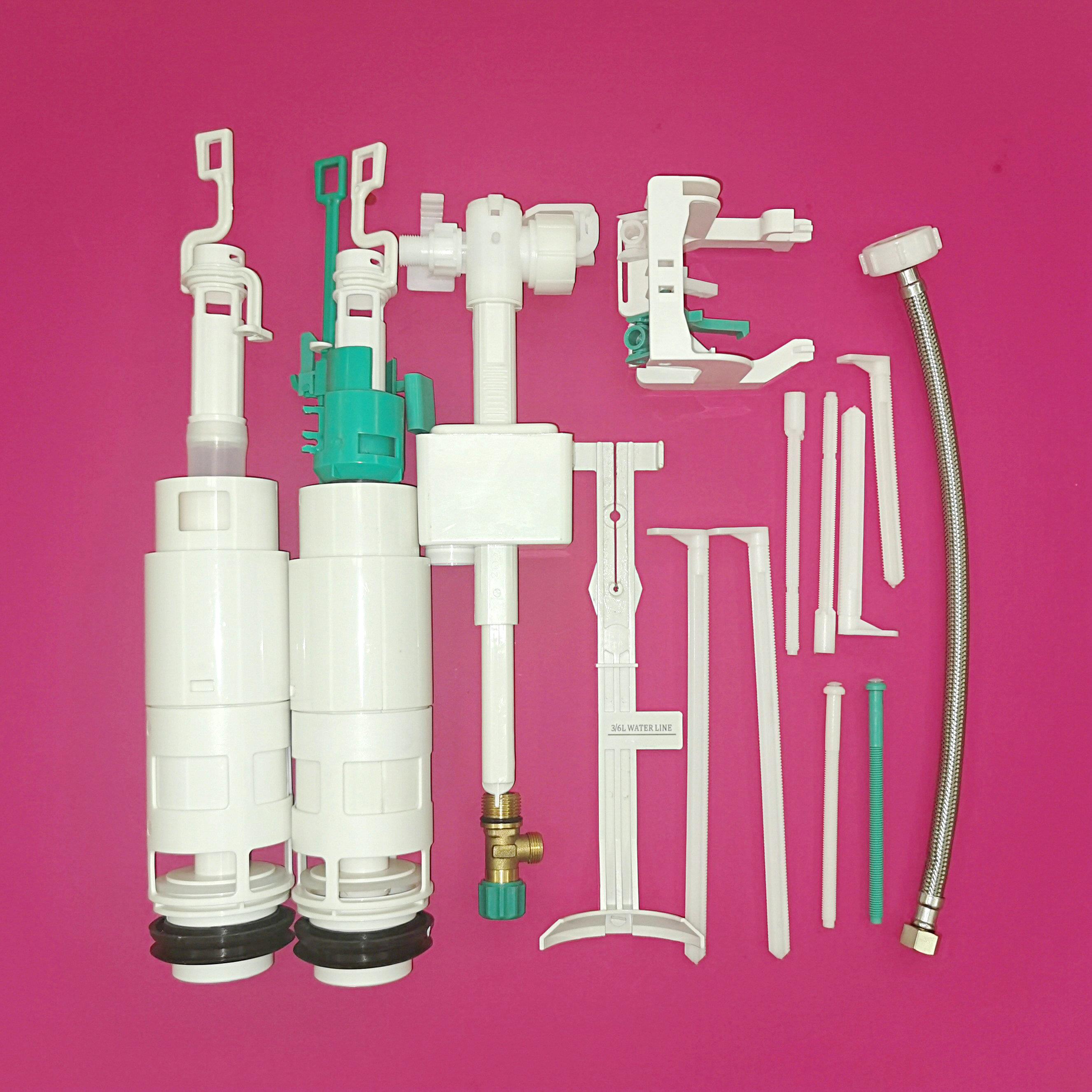 HANSBO隐藏水箱配件船用入墙壁挂马桶排水阀浮球进水阀面板轩斯宝