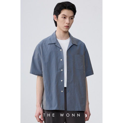 THEWONN古巴领短袖衬衫