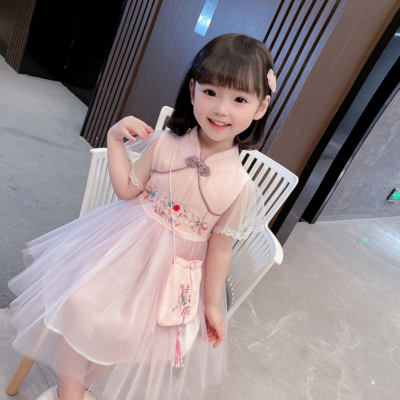 背心裙女童无袖连衣裙高级感简约夏款精致亲肤2025夏天超好看穿搭