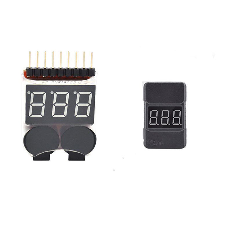 新老款BB响低压报警器 BX100 1-8S航模锂电池 电压电量显示蜂鸣器