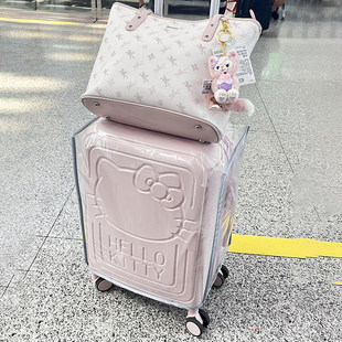 行李箱保护套托运防摔防刮花加厚外出旅行透明套耐磨拉杆箱防水罩