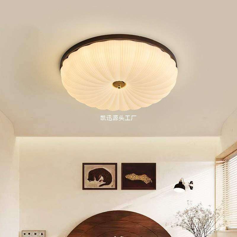 吸顶灯卧室灯中古复古美式新中式创意个性实木法式护眼书房灯具,3C数码配件,USB灯,淘宝优惠券,粉丝福利购,淘宝优惠卷