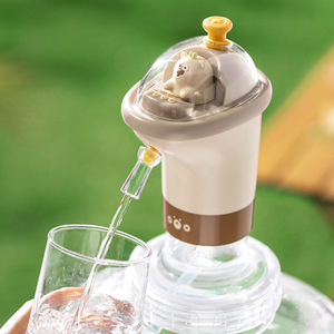 可爱桶装水抽水器电动矿泉水大桶充电式自动抽水泵饮用水机取水器