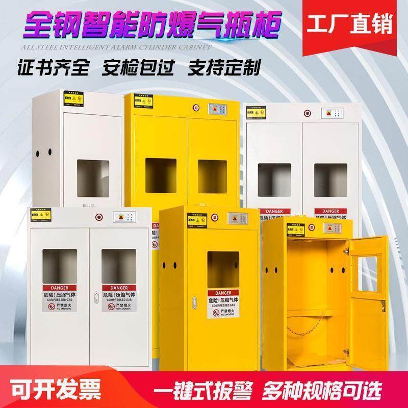 全钢防爆气瓶柜煤气罐双瓶乙炔储存柜带实验室智能报警排风钢瓶柜,商业/办公家具,办公储物柜,淘宝优惠券,粉丝福利购,淘宝优惠卷