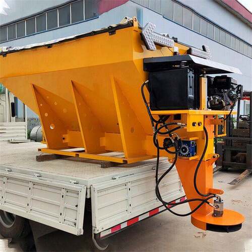大型车载除雪洒盐机市政道路除冰融雪设备融雪撒布机